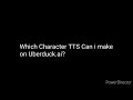 Question For Uberduck Ai Fans