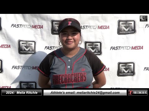 2024 Melia Ritchie 4.0 GPA Pitcher, Middle Infielder & Outfielder Softball Recruiting Skills Video