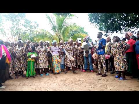 Expression of unity among the mende women in Pendembu, Kailahun District, Sierra Leone.