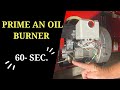 How To Prime And Start An Oil Burner Shorts