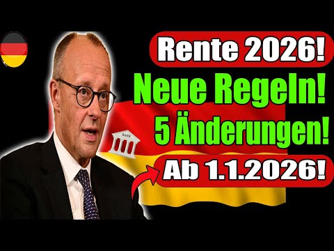 🚨 From January 1, 2026: New pension reform confirmed! These 5 changes affect all pensioners 💥