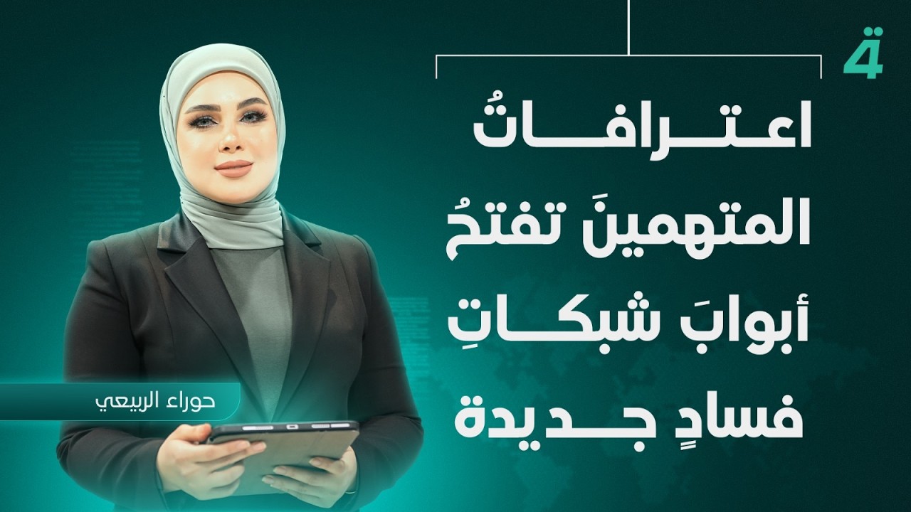 فيديو | اعترافاتُ المتهمينَ تفتحُ أبوابَ شبكاتِ فسادٍ جديدة | نشرة أخبار الثامنة مع حوراء الربيعي