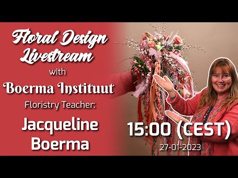 Flower Arranging Demonstration by Jacqueline Boerma! (Livestream #56)