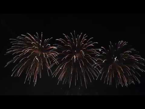 Letztes Nachtfeuerwerk in Adelfia 2017
