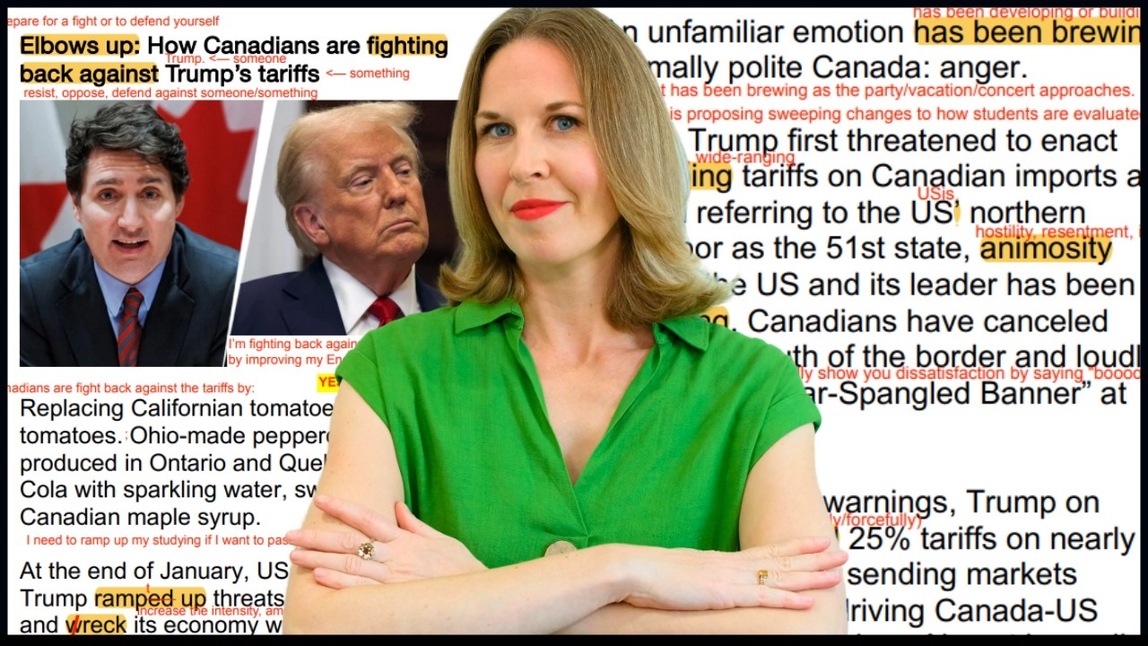 Justin Trudeau Fights Trump’s Tariffs 🇺🇸🇨🇦 Learn English with the News