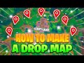 How To MAKE A PROFFESSIONAL DROP MAP In FORTNITE CHAPTER 6