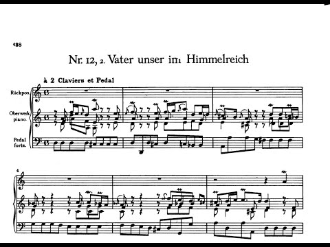 Georg Böhm - Vater unser im Himmelreich (Score Video)