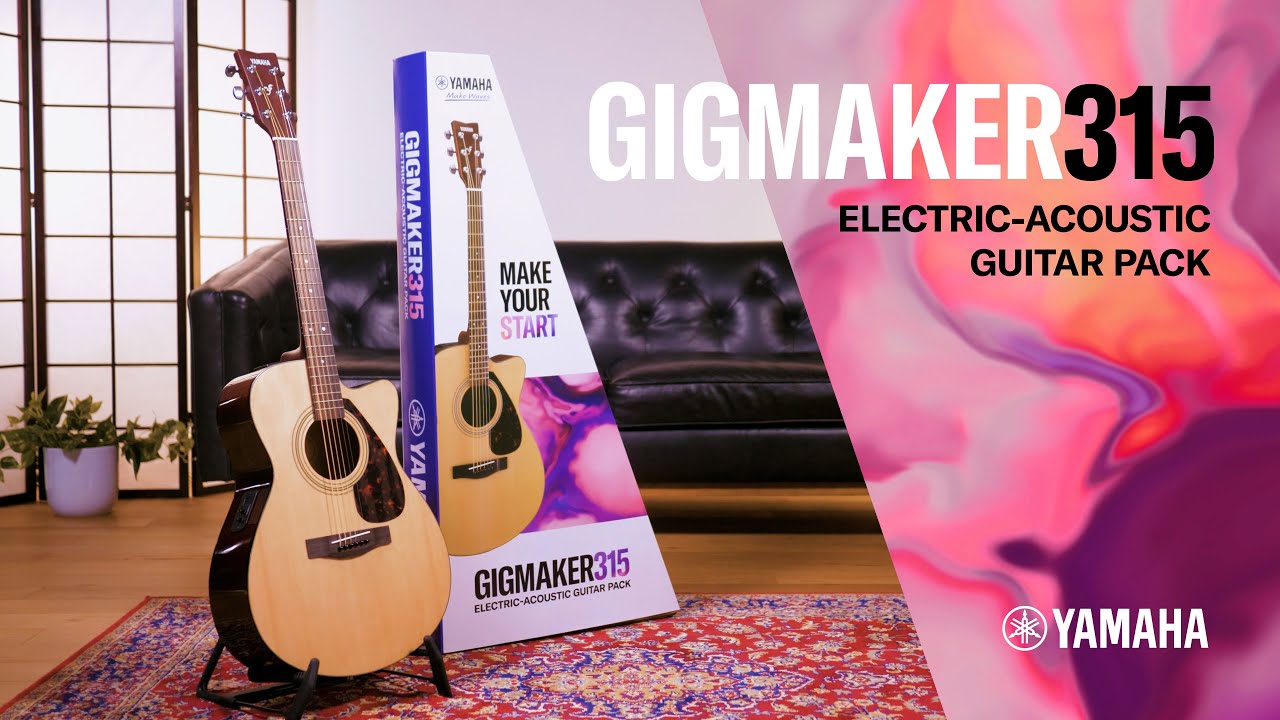 Yamaha Gigmaker FSX315 Acoustic Electric Guitar Package