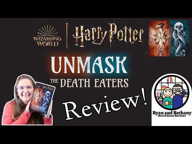 Vídeo relacionado con USAopoly Harry Potter: Unmask The Death Eaters Board Game | Engaging Social Deduction Game Set in The Wizarding World of Harry Potter | Hidden Roles & Bluffing Game | Ages 11 and up; 4-8 Players