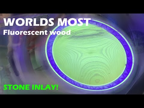 Transforming Fluorescent Wood: Woodturning Black Locust & Soapstone Resin Inlay