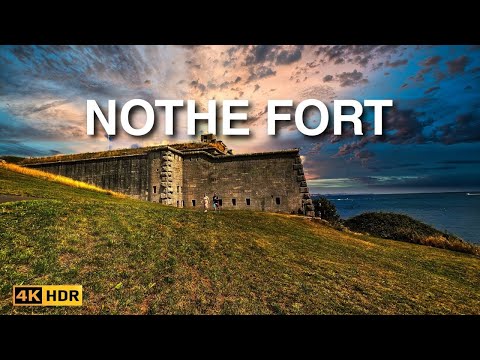 Exploring Nothe Fort, Weymouth Historic Site, 4K HDR Walking Tour