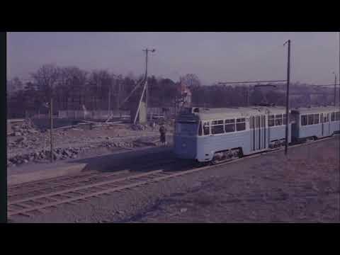 Spårvagn på förortslinjen 16 från Hornstull till Mälarhöjden 1960-tal.