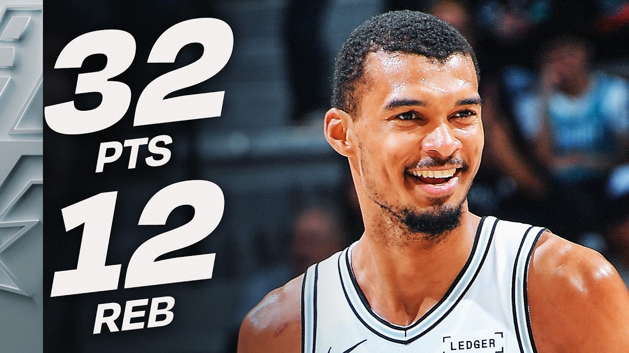 Wemby's Double-Double (32 PTS & 12 REB) Best Streaking Hornets | March 14, 2026