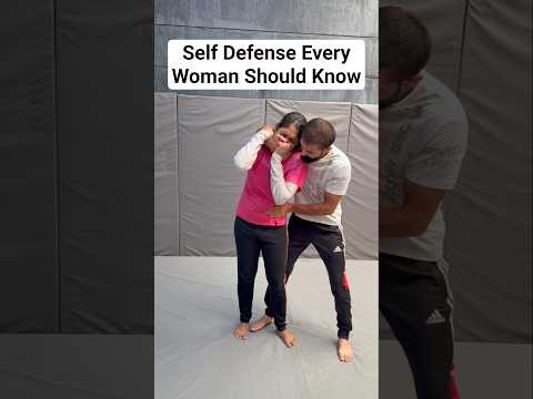 self defense grab from behind #selfdefense #youtubeshorts #karate #trending #india #kravmaga #mma