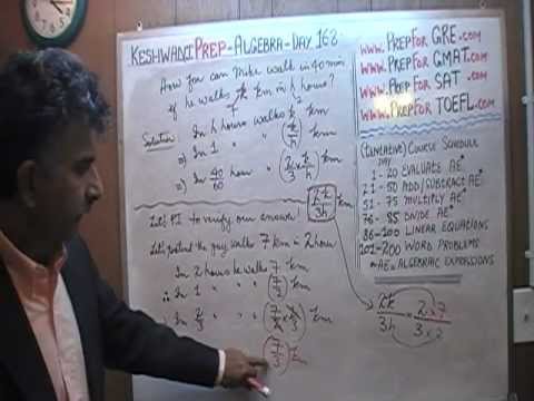 Algebra Help Day 168 Word Problems - Prep Tutor via Skype - ACT, SAT, GRE, GMAT, TEAS, TOEFL