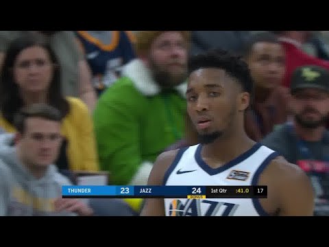 Donovan Mitchell Full Play vs Oklahoma City Thunder | 12/09/19 | Smart Highlights