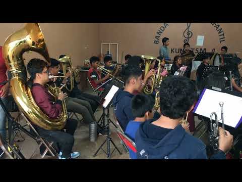 Banda filarmónica de San Miguel Quetzaltepec Mixe Oaxaca