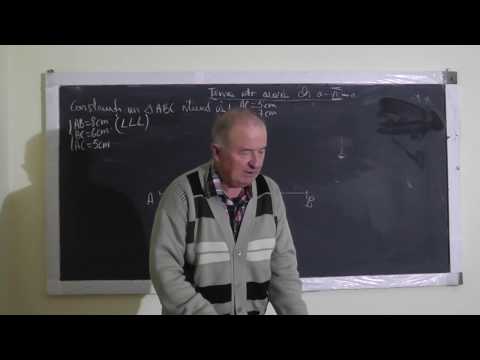 1/2 Lectia 1215 - Clasificarea Triunghiurilor - Constructia triunghiului in conditii date - Clasa 6