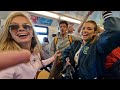 Their REACTION Going MAD On The TRAIN Ho Hey The Lumineers Allie Sherlock Cover Zoe Clarke