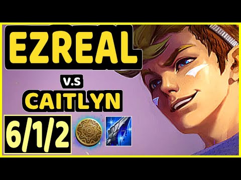 KLAUS (EZREAL) vs CAITLYN - 6/1/2 KDA BOTTOM ADC CHALLENGER GAMEPLAY - BR