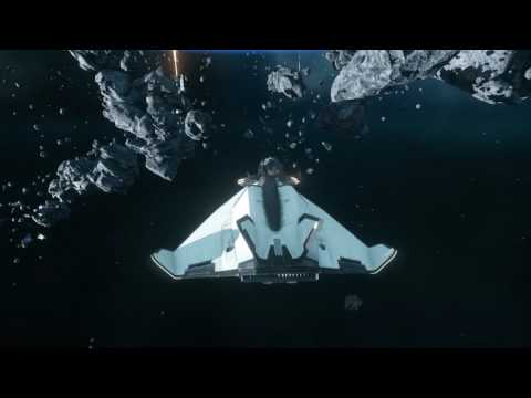 Star Citizen - Aegis Avenger Stalker - Walk around and flight test plus crash