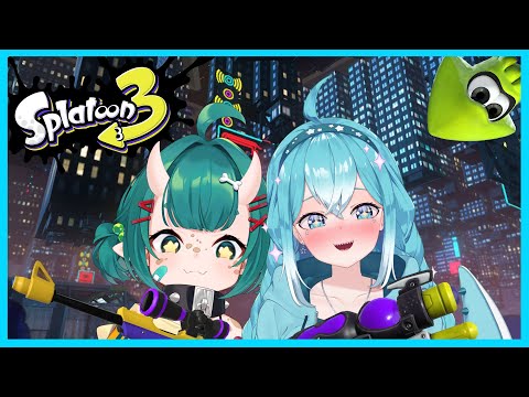 【SPLATOON 3】Two Dinos Splat Into an Arena....【COLLAB W/ @ChioChompi 】