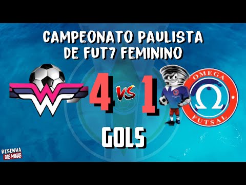 FINAL CAMPEONATO PAULISTA FUT7  - WONDER WOMAN X ÔMEGA FUT7