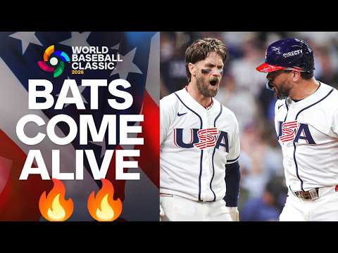 9 runs for Team USA 🇺🇸 Kyle Schwarber, Aaron Judge, Gunnar Henderson fuel offense vs. Great Britain