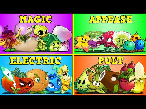 Random 12 Team Plants vs Team Zombies - Who Will Win? - PvZ 2 Battlez