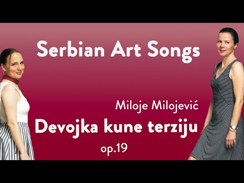 "Girl curses a Tailor", artistic interpretation of folk song by Serbian composer Miloje Milojević