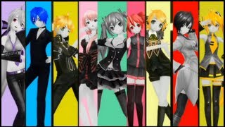 Unhappy Refrain ~ ALL STARS MIX~[ Project DIVA - Edit PV ]
