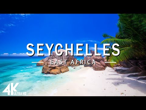 FLYING OVER SEYCHELLES 4K UHD - Relaxing Music Along With Beautiful Nature Videos - 4K Video UltraHD