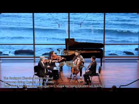 Borromeo String Quartet Bach WTC I for String Quartet CD Celebration Video
