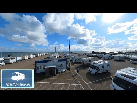 Die Platte in Cuxhaven, ein umstrittener Stellplatz! Einige lieben ihn, andere finden ihn grässlich!