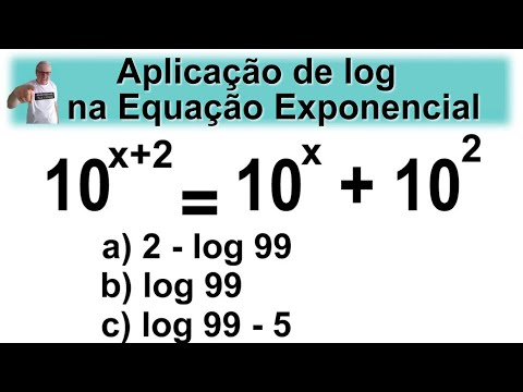 GRINGS🚨APLICAÇÃO DE LOGARITMO NA EQUAÇÃO EXPONENCIAL @OmatematicoGrings