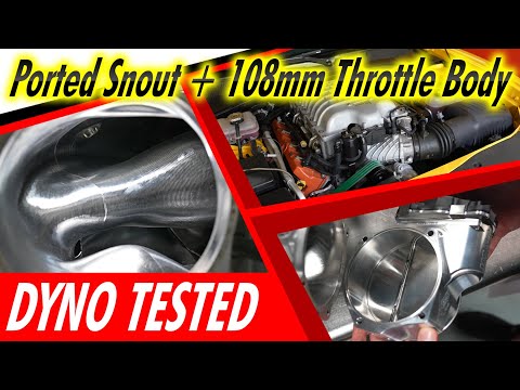 Ported Snout And Throttle Body Worth It For Your Hellcat? DYNO TESTED!