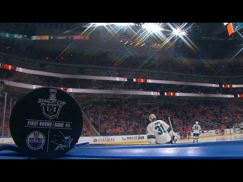 San Jose Sharks vs. Edmonton Oilers. Game 5 (20.04.2017) Highlights