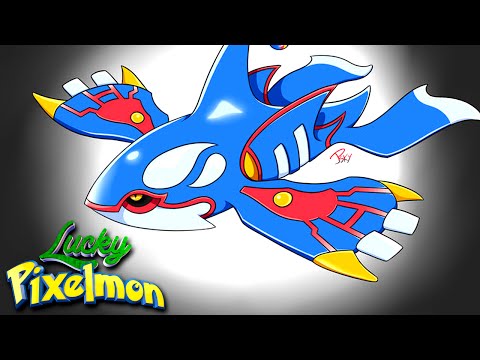 Minecraft: Lucky Pixelmon - Mega Kyogre Destroying Legendaries!