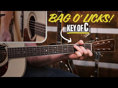 13 Hot Guitar Licks in Key of C!