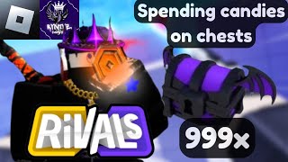 I Opened 200 HALLOWEEN CHESTS In Roblox Rivals! WRAPS, CHARMS, FINISHERS