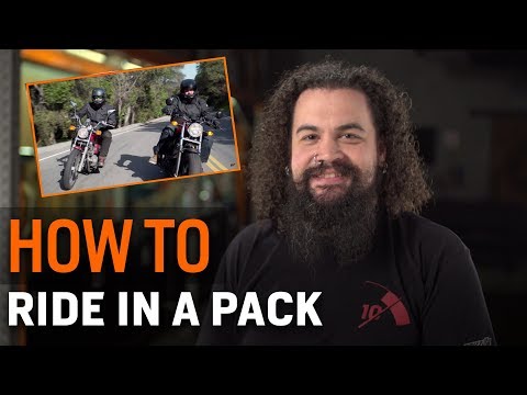 How to Ride in a Motorcycle Pack