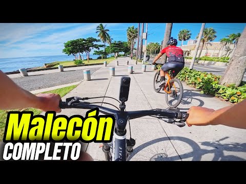 TOUR EN BICICLETA MALECÓN SANTO DOMINGO | VISTA 4K | RD real time 