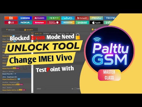 Change IMEI Vivo Y91 / Y91i / Y93 PD1818CF GF DF Blocked Brom Mode | TestPoint Method | UnlockTool