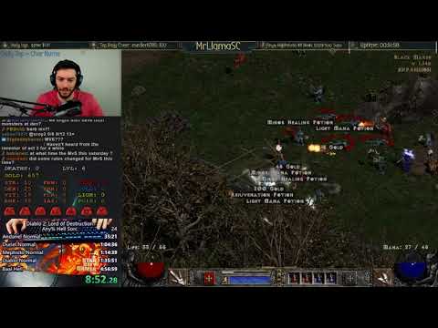 [PB] Diablo 2 - Hell Sorceress SC Speedrun  - 4:35:02