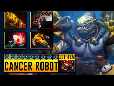 Clockwerk CANCER ROBOT - 1st Item Mask of Madness - Dota 2 Pro Gameplay [Watch & Learn]