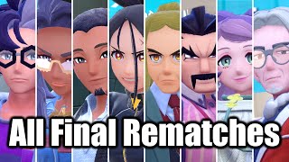 Pokémon Scarlet & Violet: The Indigo Disk - All Final Teacher Rematches