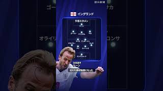【1分で分かる】W杯準決勝・イングランド代表の戦力データメトリクス　 #サッカー   #ワールドカップ   #イングランド #ケーン
