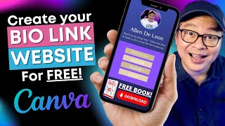 How To Create A BIO LINK Website with Canva For Free!
