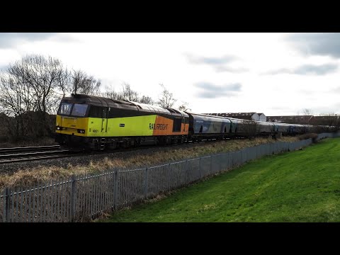 GBRf Class 60 No. 60021 on 6E09 Liverpool Biomass Terminal - Drax Aes on 13.02.19 - HD