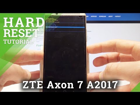 How to Hard Reset ZTE Axon 7 A2017 - Remove Screen Lock Method / Factory Reset